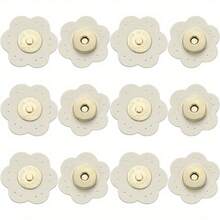 6pcs Snap Buttons, Magnetic Wallet Clasps, Handmade Sewing Accessories For Bags, Clothes, DIY Wallet Making - Multicolor - View 13