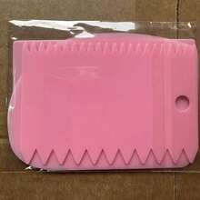 3件套蛋糕塑料刮刀，烘焙切割刮刀，三件套塑料刮刀套装，用于刮奶油 - 查看 11