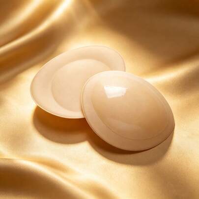 2pcs/Set Self-Adhesive Bra Lift Pads, Designed For Flat Or Small Busted Women To Help Lift And Enhance Bust Appearance, Soft & Breathable, Suitable For Party/Evening Dress Lingerie Accessories