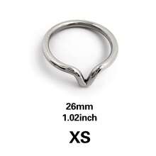 5 Sizes Penis Ring, Relieve The Foreskin From Being Too Long, Penis Head Rings, Cock Ring, Dick Ring, Sex Toy, Adult Men Toys, Adult Pleasure, Sexual Wellness, Sex Toys - Silver - View 6