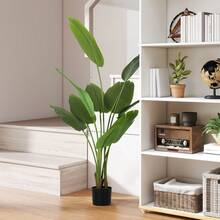 HOMCOM Artificial Tree - Green - View 3