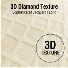 1pc Diamond Pattern Stretch Chair Cover, High Elasticity, Multiple Colors Available, Removable & Washable Anti-Scratch, Durable, Suitable For Bedroom, Living Room, Home Chair - Dark Grey - View 4