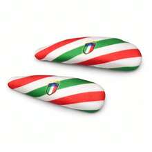 5pcs Italian Flag Hair Accessory Set, Including Headband, Hair Tie, Hair Clip, And Hair Scarf, Suitable For Italian Football Fans, Cheering Outfit For Euros Match Day, World Cup Football Fan Gift, Suitable For Women And Girls - Multicolor - View 10