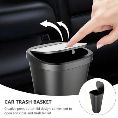Thùng rác nhỏ cho xe hơi, thùng đựng đồ đa năng gắn trên giá đỡ cốc và bảng điều khiển trung tâm, thùng đựng rác gắn cửa xe, xô đựng rác thải.