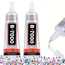 B7000 Clear Jewelry Glue, Waterproof Flexible Adhesive With Fine Tip For Metal, Glass, Fabric, Rhinestones, Phone & Shoe Repair, DIY Crafts And Jewelry Making. - B700 - Xem 5