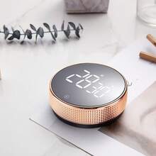 Magnetic Digital Kitchen Timer With LED Display & Alarm - Battery Powered Stopwatch, 9999 Minutes, Portable For Cooking, Study, Shower, Home & Office Use, Textured Grip Base - Multicolor - View 13