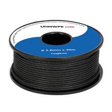 1.6mm X 30m Braided Dyneema Light Cord, Ultra-Strong Abrasion Resistant UHMWPE Rope For Fishing Line, Leaders, Kites, Tent - Multicolor - View 3