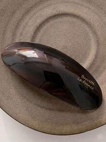 1/4个优雅金色亮面标签发夹，半丸子头发饰，适合正式场合和日常佩戴，节日礼物，发夹，发饰，学习用品 - 彩色 - 查看 5