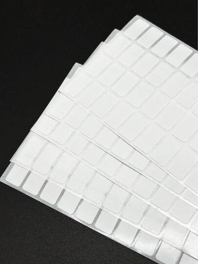 200 piezas/Paquete Etiquetas blancas removibles en blanco, tamaño mini de 1,2 cm * 2 cm, adecuadas para organización del hogar, etiquetado de frascos de especias de cocina, fecha de caducidad de alimentos en el refrigerador, decoración del hogar y categorización de artículos pequeños