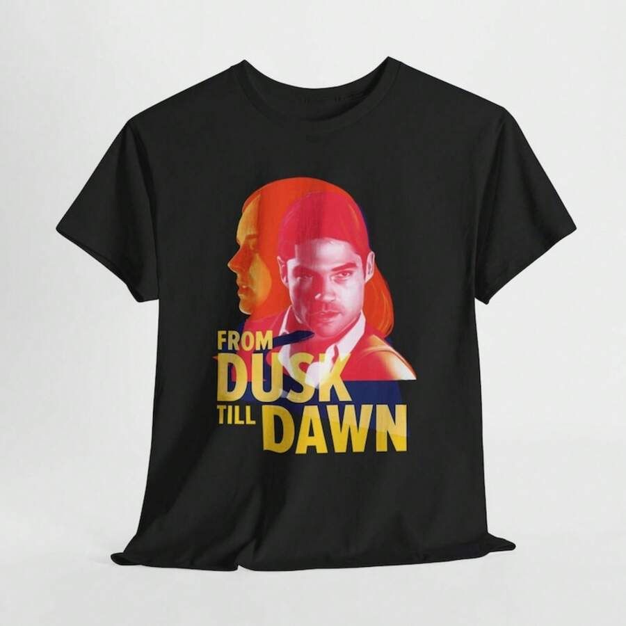 C1AmiS1eta de hombre azul marino y negro de la película de acción From Dusk Till Dawn, tallas S-5XL - Negro - Ver 1