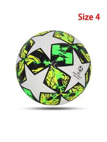 1pc Standard Size5 Size4 Soccer Ball Thickened PU Leather Training Football Durable And Wear-Resistant Seamless Waterproof Design For Teenagers Adults Indoor/Outdoor Sports Competition Matches School Game Beach Game And Entertainment, Comes With Air Needle And Mesh Bag, Perfect Gifts For Easter And Birthday, Happy Spring Accessories - Multicolor - View 16