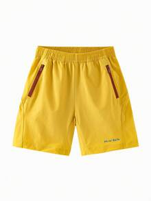 mini bala Áo thun ngắn tay mùa hè cho trẻ em, chất liệu mềm mại như cotton, nhanh khô và thoáng khí, năm 2026. - Màu vàng mơ - Xem 4