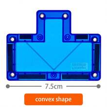 VINEDI, juego de construcción de bloques magnéticos, azulejos magnéticos, juguetes educativos Montessori para niños, regalo para niños y niñas - forma convexa 4 piezas - Ver 13