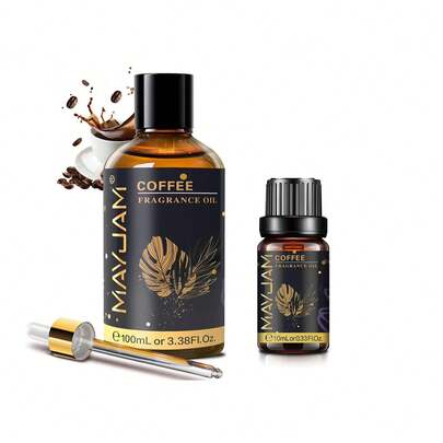 MAYJAM 1pc 10/100ml Chocolate Fragrance Oils For Home Aromatherapy, Diffuser,Humidifier,DIY Soap ,Candles Making,Office Relaxation,Family Gathering,Long-Lasting Scents,Gift For Friend