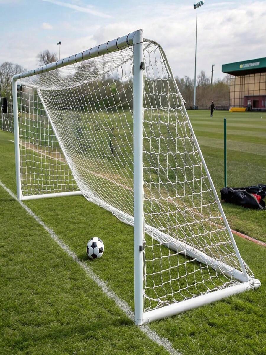 Soccer Goal Net, Sports Soccer Replacement Goal Nets Football Net Soccer Netting For Backyard Games And Training For Adults And Youth Soccer Practice, White