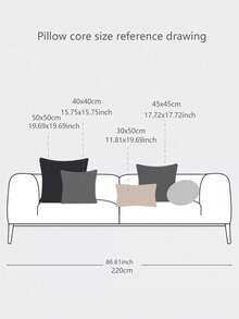 1pc/2pcs Soft & Fluffy Square Throw Pillow Insert, No Fluorescent Fiber, Filled With High Elastic Velvet. White Pillow Insert Suitable For Sofa, Bed, Breathable Sofa Decorative Cushion Insert, Without Pillow Cover. Applicable For Living Room Sofa, Room Decor, Holiday Party And Car Seat. - White - View 2