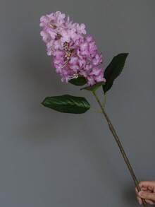 1支長莖繡球花人造花，婚禮場地裝飾路徑引導假花攝影道具 - 多色 - 查看 14