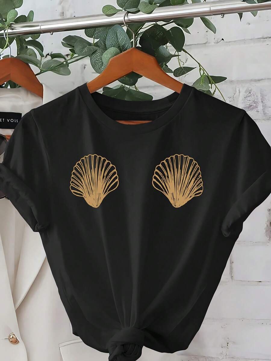 Women T-Shirts - Black - View 1