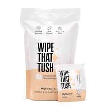 On-The-Go Flushable Wipes - 1 Pack Of 30 Individually Wrapped Wipes - Fragrance Free - Extra Large And Soft - Hypoallergenic With Aloe And Vitamin E - Septic- - 新鮮的 - 查看 9