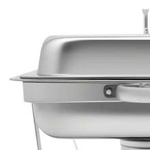 Rectangular 62 * 34 * 31 Cm, 9-Liter Chafing Dish Buffet Set, Food Warmer For Buffets, Polished Stainless Steel Chafing Dish For Parties, Birthdays, Holidays, And Church Events - View 10