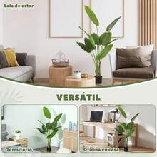 HOMCOM Artificial Tree - Green - View 6
