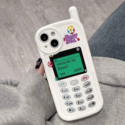 1pc Personalized Big Number Colorful Painted Anti-Drop Soft Phone Case Compatible With IPhone 15, 17Pro/17Air/17/17ProMax, 16/11/16Pro/16Plus/16ProMax/16E, 15ProMax, 13/14/12/XS/XR/7G/8P3, 14, 11, P12, XS