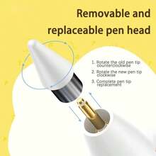 Universal Multi-Brand, Intelligent Capacitive Stylus For Touchscreen, Magnetic Charging Stylus, Compatible With Smartphones And Tablets For IOS/Android, Supports Fast Charging, Tactile Switch, Magnetic Eraser, Smooth Writing Experience - 彩色 - 查看 1