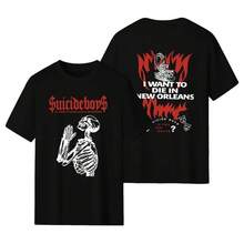 Suicide Baby - Men's G59 Tour Top T-Shirt Printed Sweatshirt Retro Gothic Punk Sweater Oversized Streetwear Hip Hop Fashion 2026 Men's Clothing,2026  New World Depression Album Cover Tee,Vacation Outfits Women,Concert Outfit Women - màu đen - Xem 1