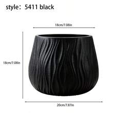 1pc Artificial Tree With Decorative Plastic Planter, Large Size Floor Planter, Fake Plant Decor Pot, Wide Diameter Plastic Flower Pot, Succulent Pot, Tree Pot, Hotel Artificial Green Plant Planter, Suitable For Planting Large Plants In Home Patio Or Garden - A - View 13