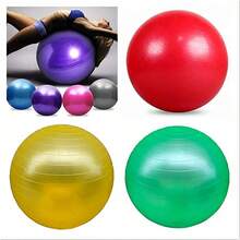 1pc Thick Anti-Burst Yoga Ball, Pilates Fitness Ball, Sensory Integration & Balance Training - Multicolor - View 11