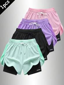 Bộ quần short yoga nữ, được làm từ chất liệu nhanh khô với túi lưới, lý tưởng cho các hoạt động thể thao mùa hè như tennis, tập thể dục và chạy bộ ngoài trời - Được thiết kế dành riêng cho nữ giới - Hoàn toàn phù hợp với lối sống năng động. Thể thao - Màu xanh Cadet - Xem 6