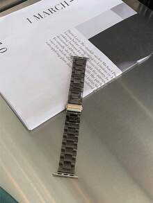 1条透明表带，兼容 40mm、41mm、42-46mm、44mm、45mm、49mm Ultra 2，透明表带，智能手表表带配件，兼容 Series 10、9、8、7、6、5、4、SE，包含连接器，透明表带，智能手表腕带，时尚手表配件，日常佩戴，送礼佳品 - 黑色 - 查看 6