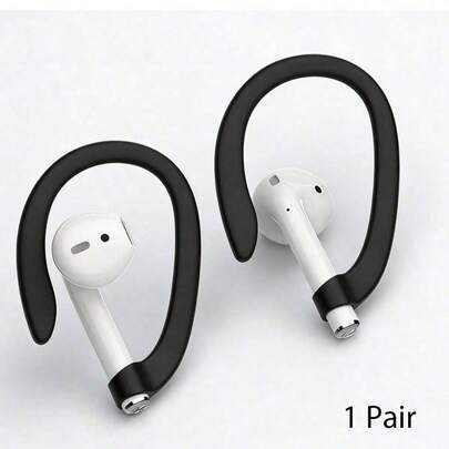 1 Pair Silicone Anti-Lost Earphone Hooks, Designed For Sports, Suitable For Earphones With 5-8mm Diameter Handles, Including A/IrPo/Ds Series