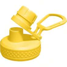 Spout Lid  Wide Mouth Bottle Fits 18 Oz 20 Oz 32 Oz 40 Oz 73 Oz,Chug Cap Flexible Handle Compatible, Takeya, , Wide Mouth Bottle,31245476 - 黃色 - 查看 10