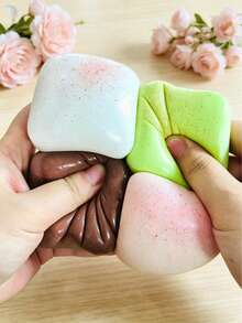 Đồ chơi bóp mềm nhiều màu sắc, đàn hồi chậm, giảm căng thẳng, đồ chơi bóp màu kẹo, đồ chơi mềm phổ biến, quà tặng sinh nhật - quà tặng Giáng sinh - quà tặng Halloween - quà tặng Phục sinh - món quà hoàn hảo - quà tặng - Nhiều màu - Xem 3