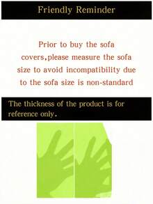 1pc Minimalist Modern Solid Color Milk Silk Elastic Sofa Cushion Cover, Suitable For All Seasons - Fluorescent Green - View 11