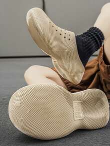 Dép 3D nam, mẫu phổ biến - Màu Khaki - Xem 2