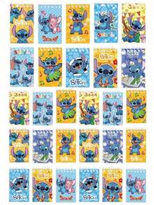 10 cuốn sổ tay Stitch, sổ tay lò xo Stitch dành cho văn phòng, sổ nhật ký chủ đề hoạt hình văn phòng, sổ tay, phù hợp cho học sinh và sử dụng văn phòng, quà tặng tựu trường, quà sinh nhật, quà Giáng sinh, quà nhét vào tất Giáng sinh [Giao hàng ngẫu nhiên, quà tặng tiệc năm mới và sự kiện] - SDZ Vàng Xanh - Xem 3