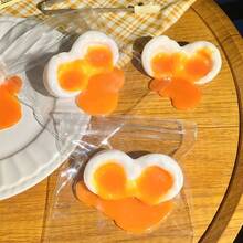 Schylling 1个逼真流蛋挤压玩具，减压挤压恶作剧礼物，爆裂蛋黄减压挤压 - 彩色 - 查看 3