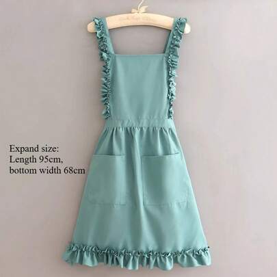Cute Cooking Waterproof Princess Lace Apron Work Clothes Milk Tea Shop Nail Art Shop Flower Shop Durable