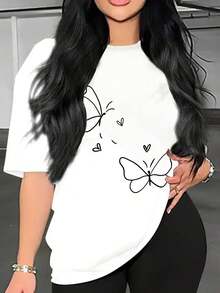 Women T-Shirts - White - View 2