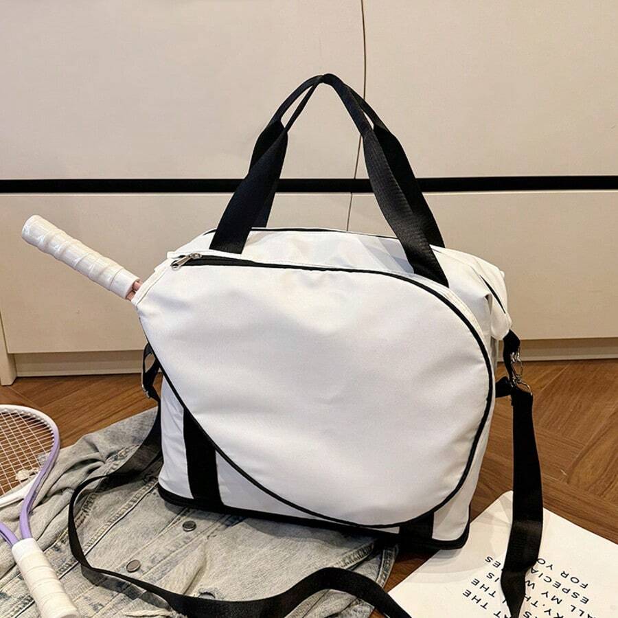 2026新款双层隔层网球拍包,带独立鞋仓,大容量干湿分离,男女通用羽毛球、匹克球、健身旅行包 - 彩色 - 查看 1