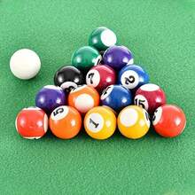 Mini Pool Balls Set 25/32/38/44mm Billiard Ball Snooker Balls For Entertainment - 32mm Black No. 8 Billiard Ball - View 12