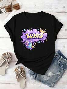 Women T-Shirts - Black - View 2