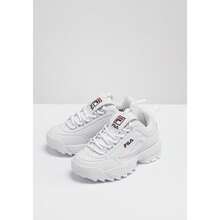 FILA | Disruptor Chunky Unisex Teen Sneakers, Disruptor Teens, Polyurethane Synthetic Upper And Textile Lining, Urban Sneakers With Synthetic Sole And Logo, White - White - View 4