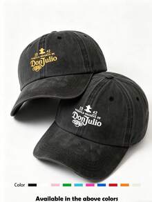 2pcs Unisex Retro Distressed Printed Baseball Cap, Sun Hat, Suitable For Daily Outings, Hiking, Vacation, Fishing - Multicolor - View 1