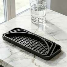 1/2pcs Silicone Refrigerator Drip Tray, Customizable Drip Mat, Non-Slip Silicone Pad For Water Dispenser - Multicolor - View 2