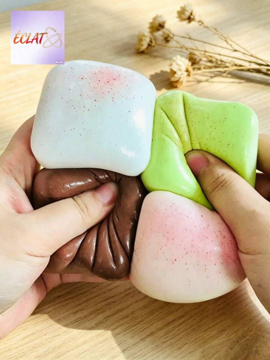 Hawaii Mini Squishy Cake, Slow Rebound, Pressure Relief, Soft & Fine Texture, Creative Stress Relief Toy, Relaxing Mood Booster, Holiday/Birthday Gift For Friends (May Be Slightly Compressed During Shipping, Which Can Cause Stickiness But Won't Affect The Feel.Recommended For Those Who Don't Mind A Bit Of Stickiness) N711 - Nhiều màu - Xem 1