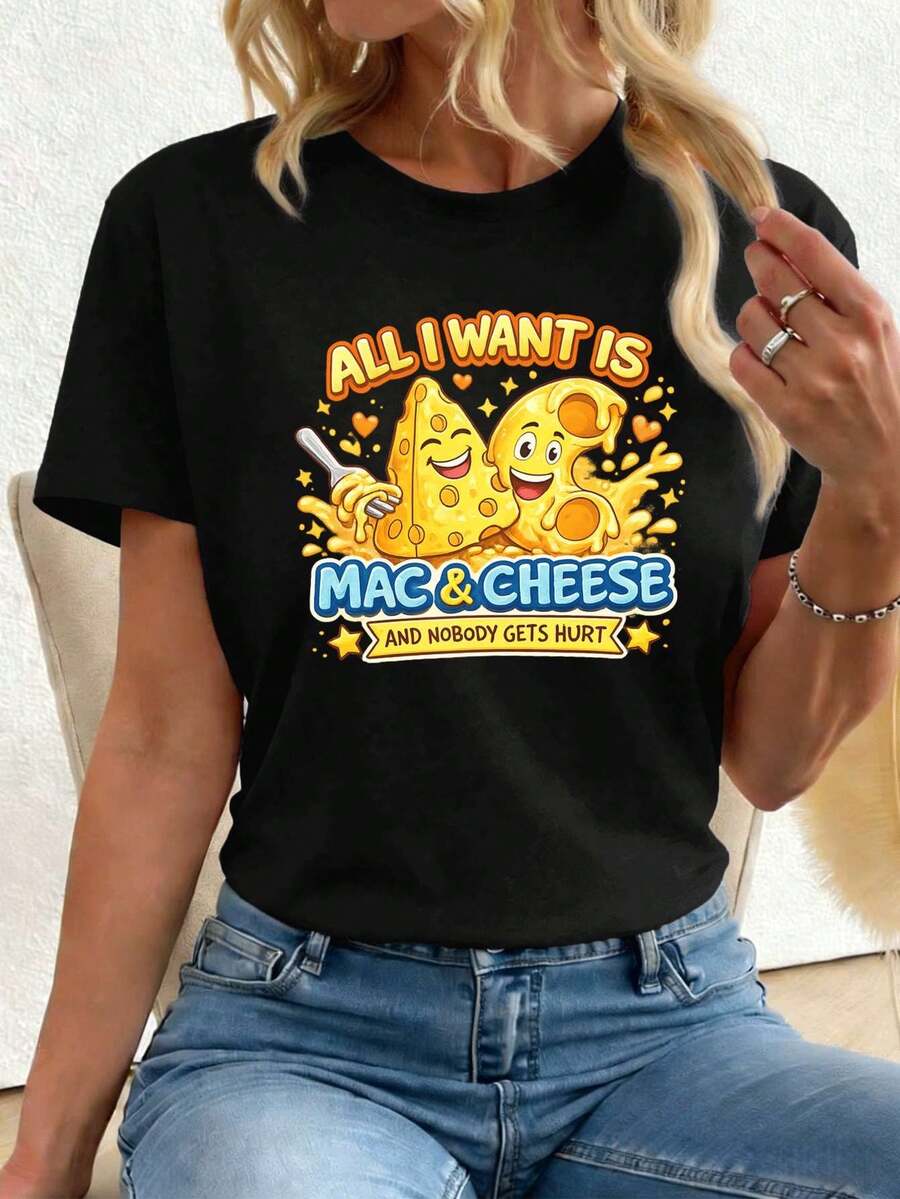 Women T-Shirts - Black - View 1