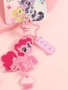 MY LITTLE PONY 1个创意卡通人物钥匙扣 – 可爱动漫主题包包挂饰和汽车钥匙圈。送给情侣、朋友、毕业生、情人节、圣诞节和万圣节的完美小礼物。理想的学校和办公用品。 - 彩色 - 查看 15